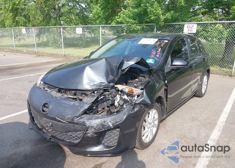 2012 Mazda Mazda3 I Touring из США, поврежденный, VIN JM1BL1L82C1678268